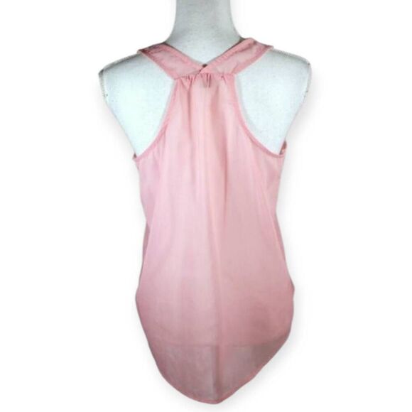 PAPAYA PINK SHEER TANK TOP SZ.M EUC - Picture 2 of 4